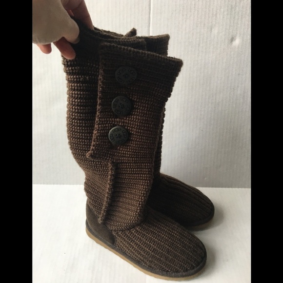 Classic Cardy UGG Knit Boots Australia UGGS 5819 - Picture 3 of 16